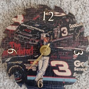 Dale Earnhardt (Sr.) collectors saw blade clock